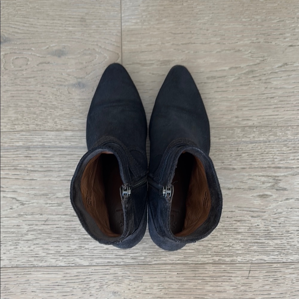 FRYE faded black suede western boot - Picture 3 of 8